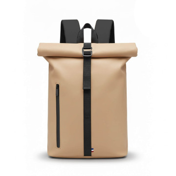 Sac à dos ordinateur roll top en PU recyclé Goodjour®