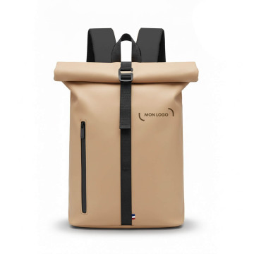 Sac à dos ordinateur roll top en PU recyclé Goodjour®