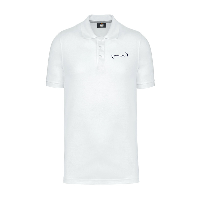 Polo homme blanc Wk®