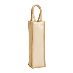 Sac bouteille en coton et jute Ubag®