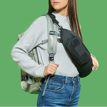 Sac banane transformable en oreiller de voyage