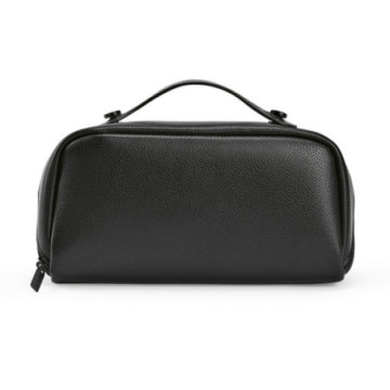 Trousse de toilette en cuir recyclé