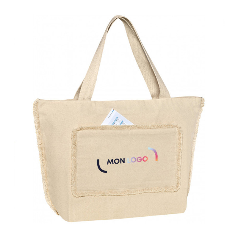 Sac shopping et de plage en coton naturel Ubag®