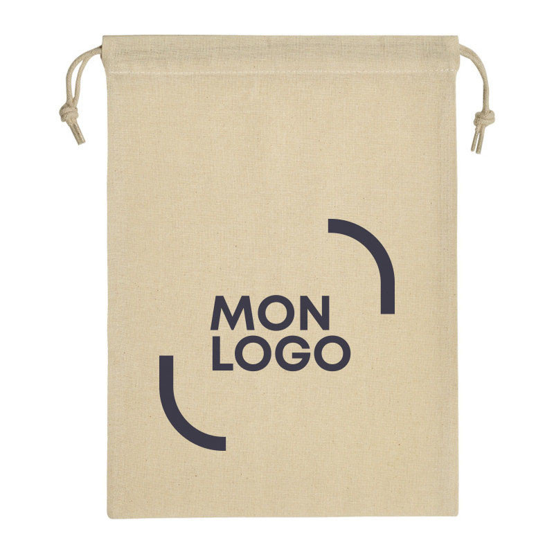 Pochon en coton Bio GOTS 130 g/m2 taille L Ubag®