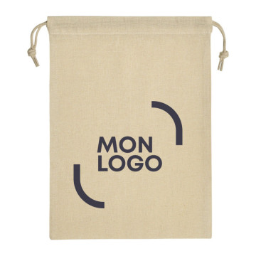 Pochon en coton Bio GOTS 130 g/m2 taille L Ubag®
