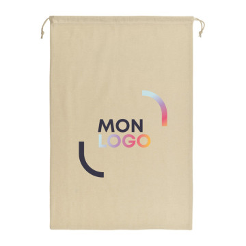 Pochon en coton Bio GOTS 130 g/m2 taille XL Ubag®