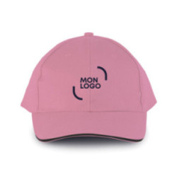 Casquette K-up® 6 pans en coton 260 g/m²