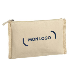 Pochette avec franges en coton naturel Ubag®