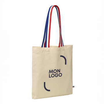 Sac en coton naturel anses tricolores 180 g/m² Ubag®