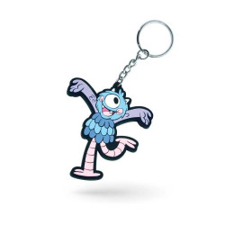 Porte-clés sur-mesure en PVC souple 2D 5 x 5 cm