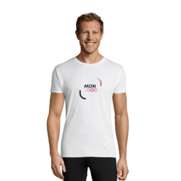 Tee-shirt mixte Sol's® Sprint blanc