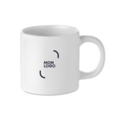 Mini mug en céramique impression quadri 200 mL