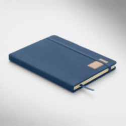 Carnet A5 en velours côtelé