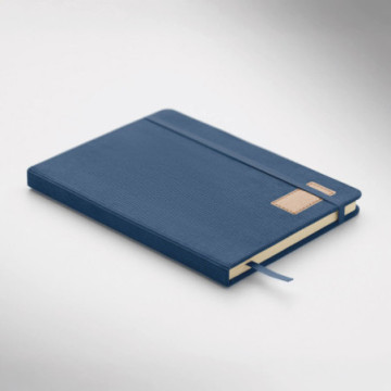 Carnet A5 en velours côtelé