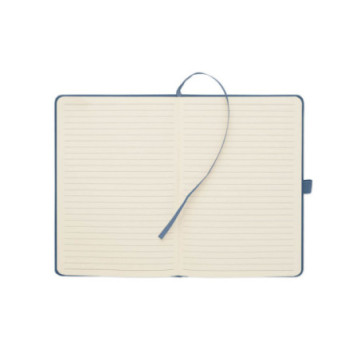 Carnet A5 en velours côtelé