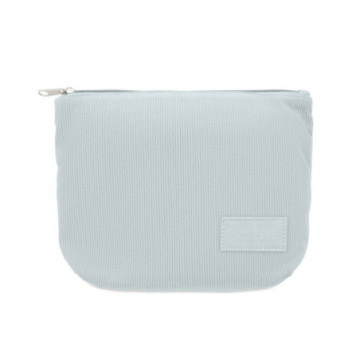 Trousse de beauté en velours côtelé