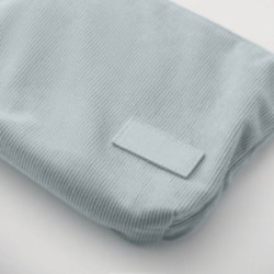 Trousse de beauté en velours côtelé