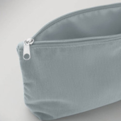 Trousse de beauté en velours côtelé