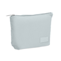 Trousse de beauté en velours côtelé