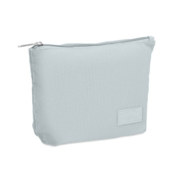 Trousse de beauté en velours côtelé