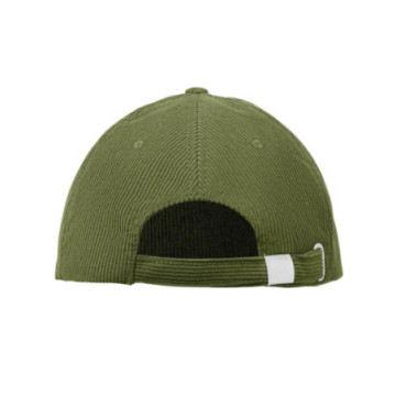 Casquette 5 pans en velours côtelé