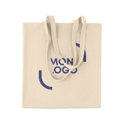 Sac shopping en velours côtelé 220 g/m²