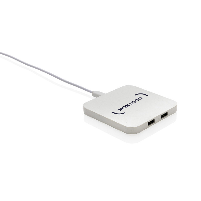 Chargeur à induction 10 W en plastique recyclé RCS