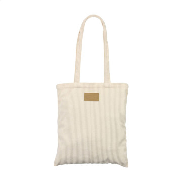 Sac shopping en velours côtelé recyclé 270 g/m²