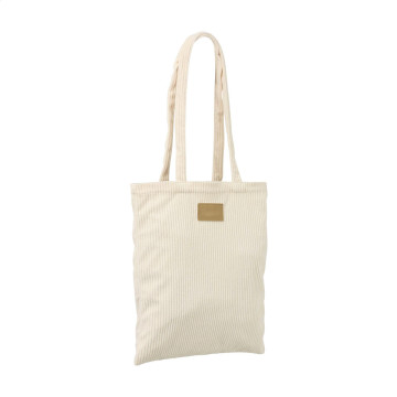 Sac shopping en velours côtelé recyclé 270 g/m²
