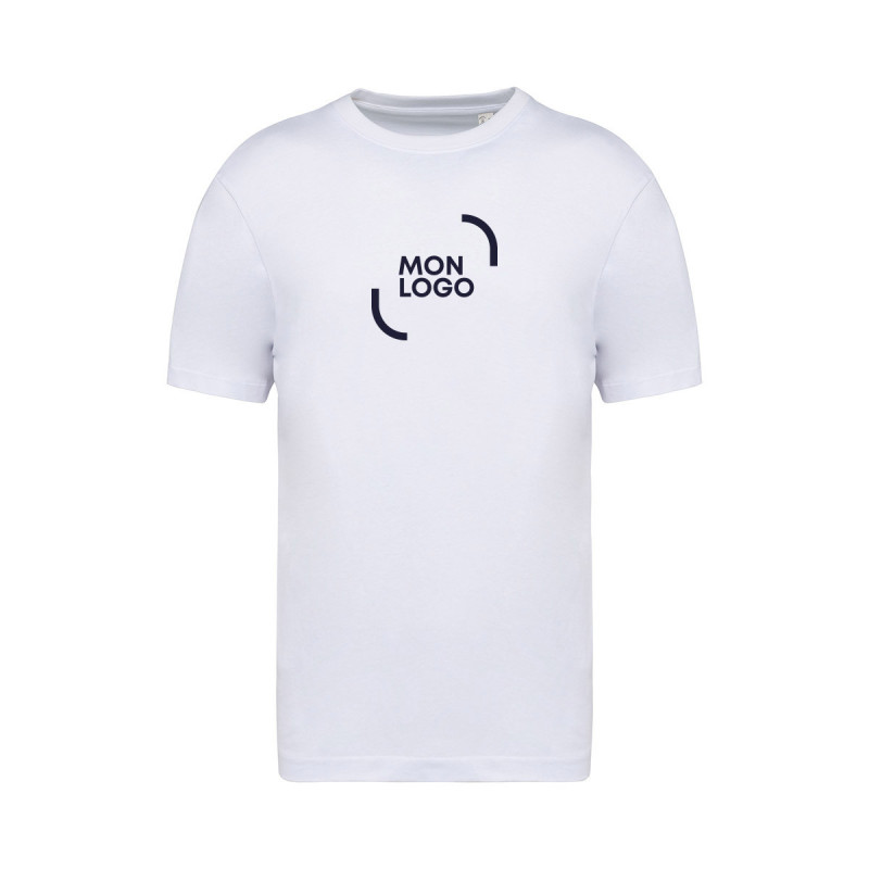 Tee-shirt oversize homme en coton bio Native Spirit® Loom blanc