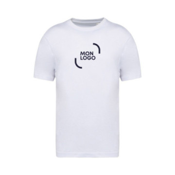 Tee-shirt oversize homme en coton bio Native Spirit® Loom blanc