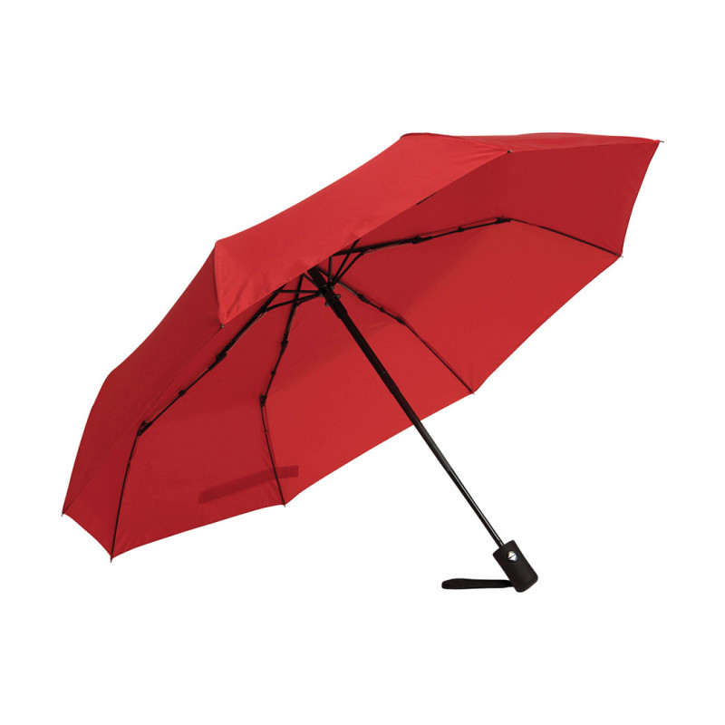 Parapluie pliable tempête ouverture & fermeture automatiques rouge