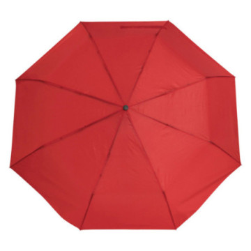 Parapluie pliable tempête ouverture & fermeture automatiques rouge