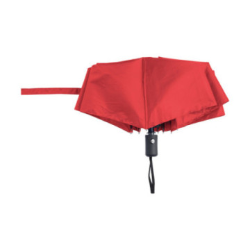 Parapluie pliable tempête ouverture & fermeture automatiques rouge