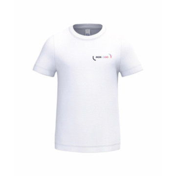 Tee-shirt de sport respirant enfant iDeal Basic® Mercury blanc
