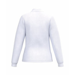 Polo manches longues femme LSL iDeal Basic® Mercia blanc