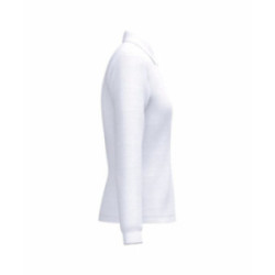 Polo manches longues femme LSL iDeal Basic® Mercia blanc