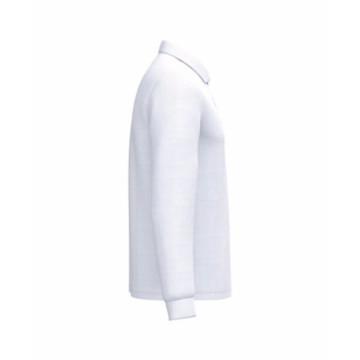 Polo manches longues homme LSL iDeal Basic® Mercia blanc