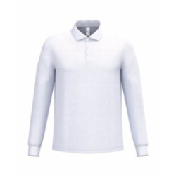 Polo manches longues homme LSL iDeal Basic® Mercia blanc