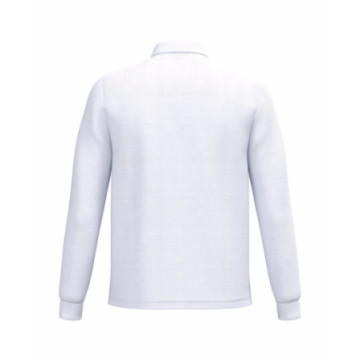 Polo manches longues homme iDeal Basic® Ceryn blanc