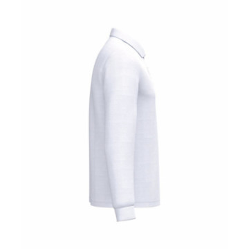 Polo manches longues homme iDeal Basic® Ceryn blanc