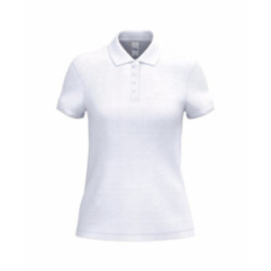 Polo femme iDeal Basic® Ceryn blanc