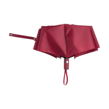 Parapluie pliable tempête ouverture & fermeture auto rouge foncé