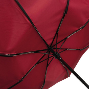 Parapluie pliable tempête ouverture & fermeture auto rouge foncé