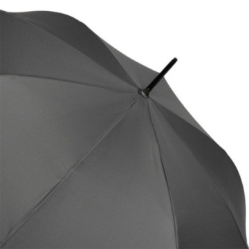 Parapluie canne en rPET ouverture automatique gris