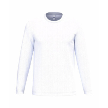 Tee-shirt manches longues mixte iDeal Basic® iDeal150 blanc