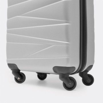 Valise trolley argent