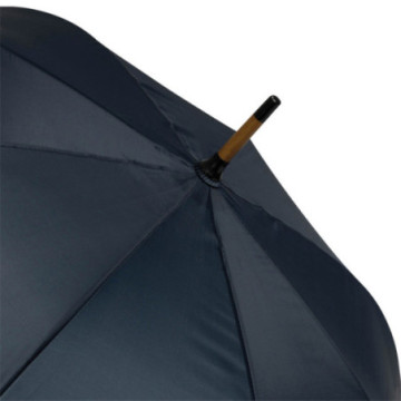 Parapluie canne ouverture automatique bleu marine