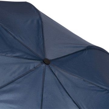 Parapluie pliable ouverture & fermeture manuelles bleu marine