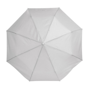 Parapluie pliable tempête ouverture & fermeture auto gris clair